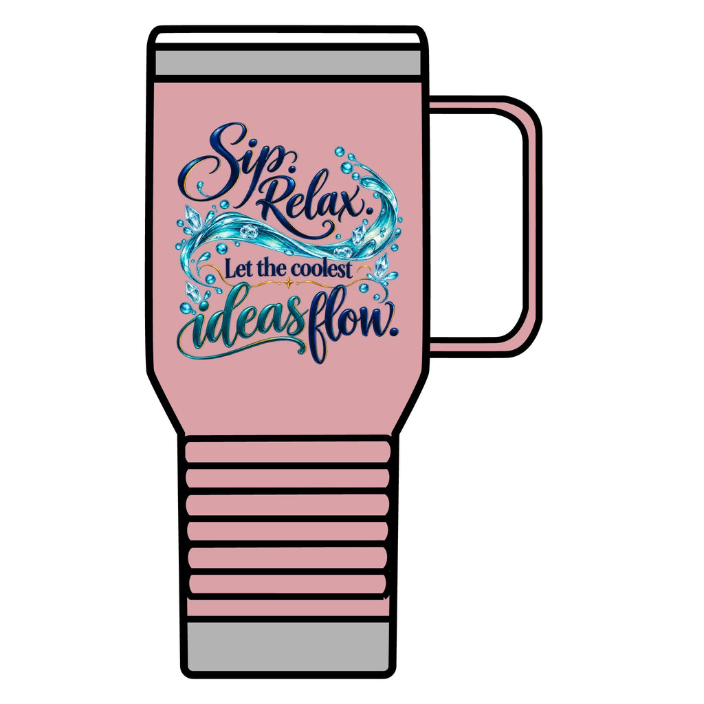 Sip & Relax 20oz Insulated Travel Mug | Let the Coolest Ideas Flow