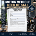 Motor Vehicle Deed of Ownership Template (Fillable PDF)