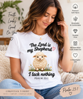 The Lord Is My Shepherd T-Shirt, Psalm 23:1 Christian Gift, Faith Comfort Wear, Casual Outfit