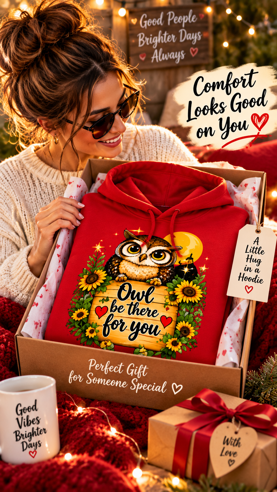 Owl Be There for You Embroidered Sweatshirt | r0zey