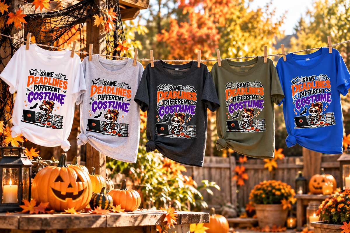 Funny Office Halloween Shirt, Same Deadlines Different Costume Tee, Coworker Gift