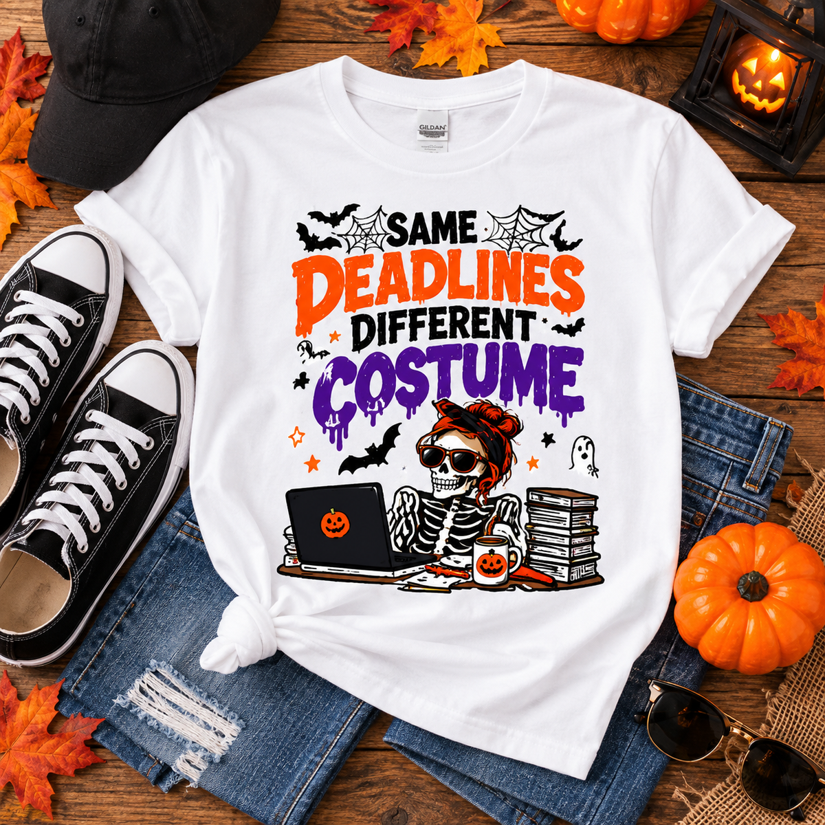 Funny Office Halloween Shirt, Same Deadlines Different Costume Tee, Coworker Gift