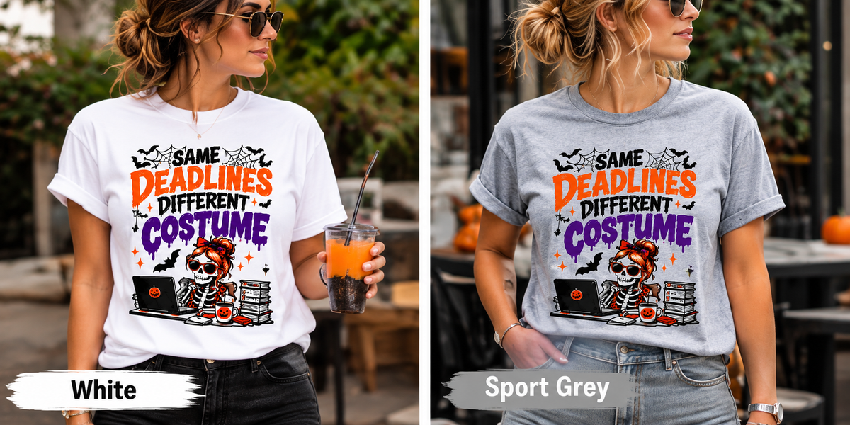 Funny Office Halloween Shirt, Same Deadlines Different Costume Tee, Coworker Gift
